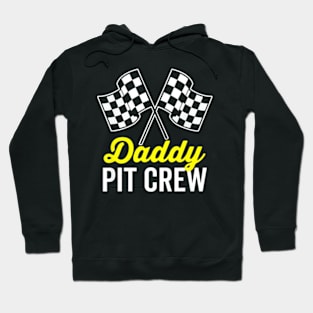 Daddy Pit Crew Shirt for Racing Party Costume (Dark) Hoodie